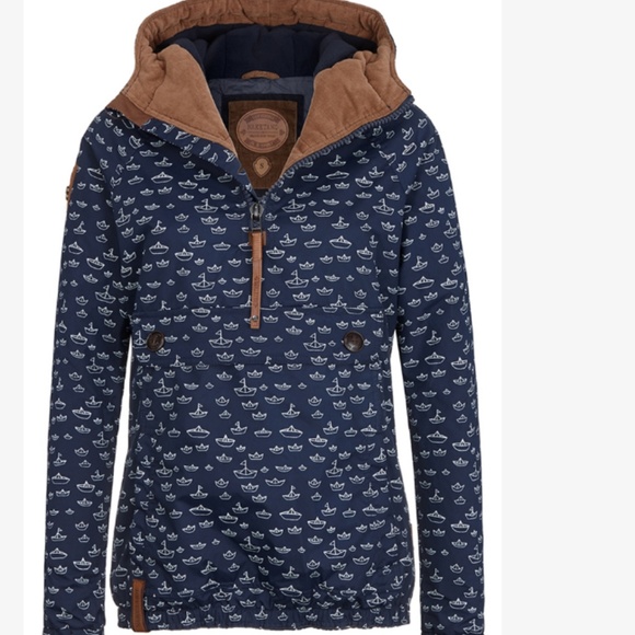 Naketano half zip anorak jacket NWT Naketano half zip anorak jacket NWT